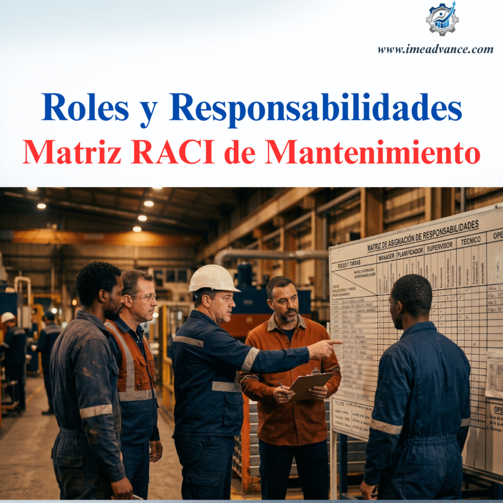 matriz raci de mantenimiento