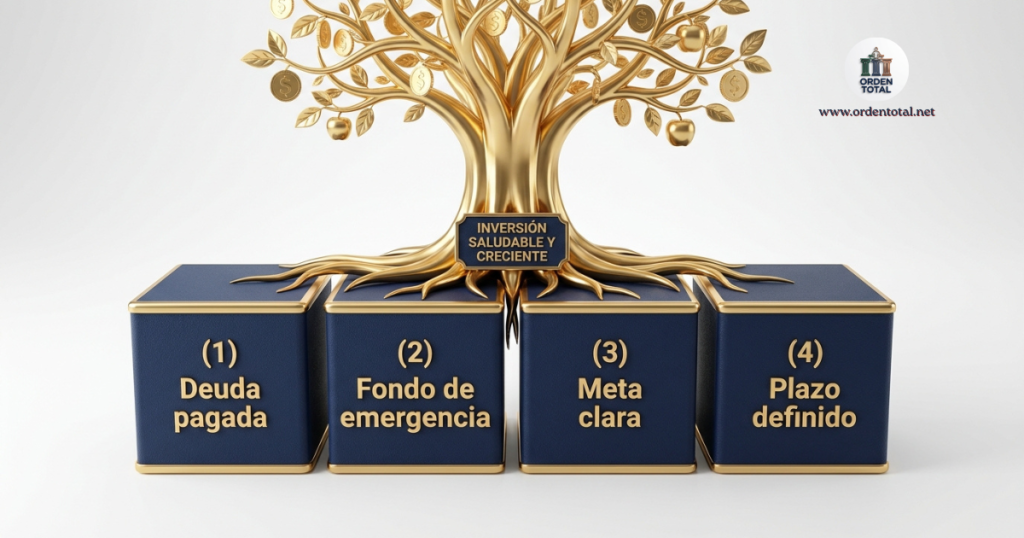 Antes de Invertir tu Primer Peso: Los 4 Requisitos que Nadie Te Dice antes del primer peso invertido, necesitas cuatro cimientos firmes.