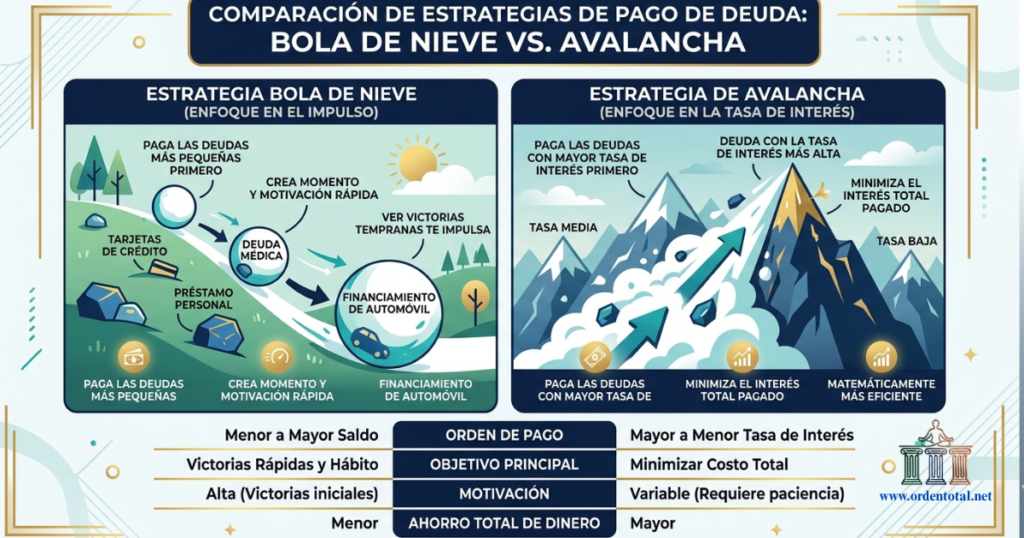 bola de nieve vs. avalancha