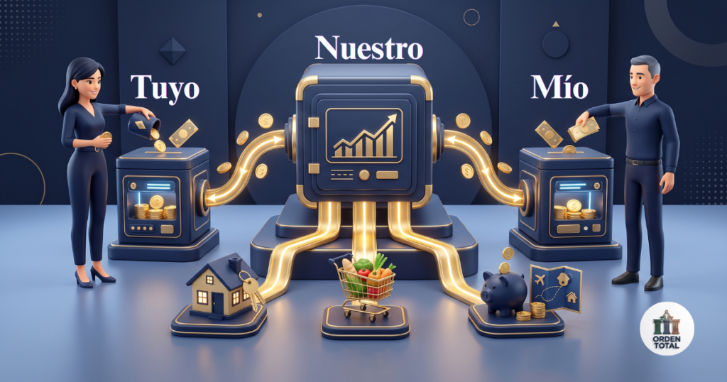 Presupuesto en Pareja el sistema de 3 cuentas en pareja
