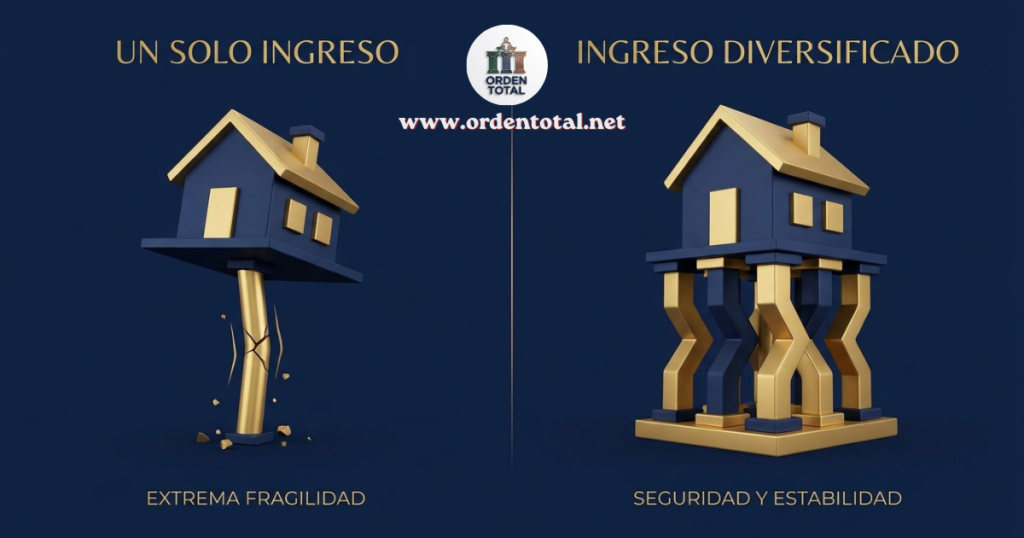 Por Qué Depender de un Solo Sueldo Es tu Mayor Riesgo un solo ingreso versus multiples ingresos