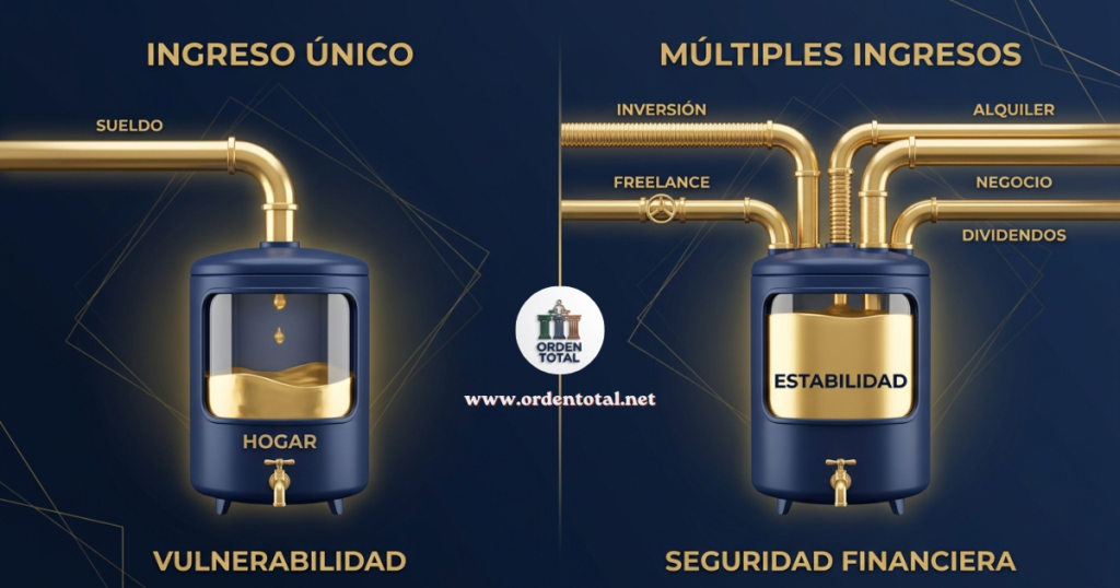 Por Qué Depender de un Solo Sueldo Es tu Mayor Riesgo vulnaribilidad de un solo ingreso
