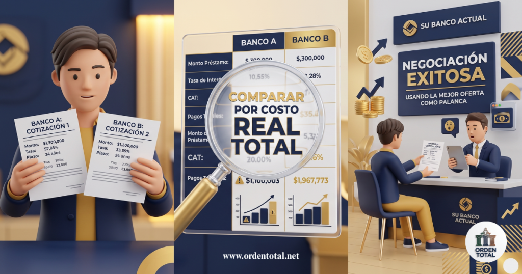 Portabilidad / Refinanciamiento compara por el costo real anual
